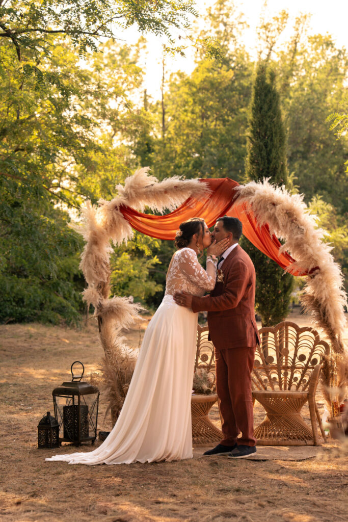 Couple mariage château Latournelle Aucamville